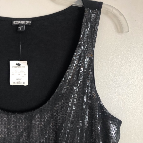 Express Sequin Tank Top Large - Picture 10 of 12